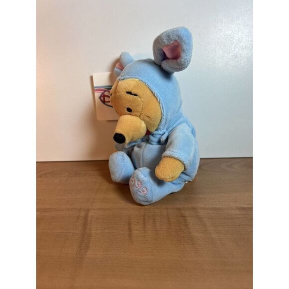 WINNIE THE POOH AS EASTER BUNNY Mini Bean Bag Plush - Picture 2 of 7
